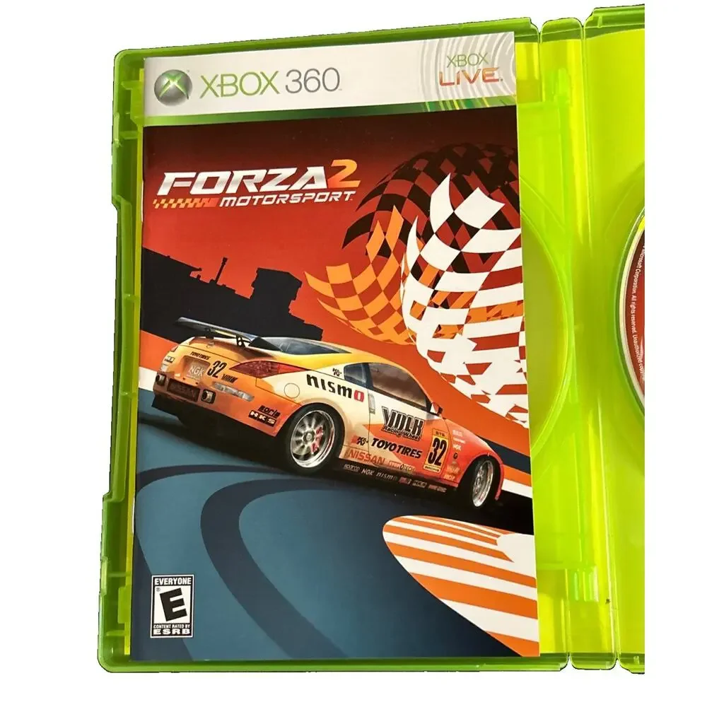 Marvel Ultimate Alliance & Forza 2 XBox 360 2 Disc Set 2 Manuals Tested Working